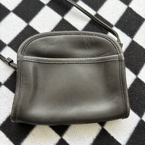 Authentic Vintage Coach Mini Crossbody Bag | 1980s–90s | Black Leather